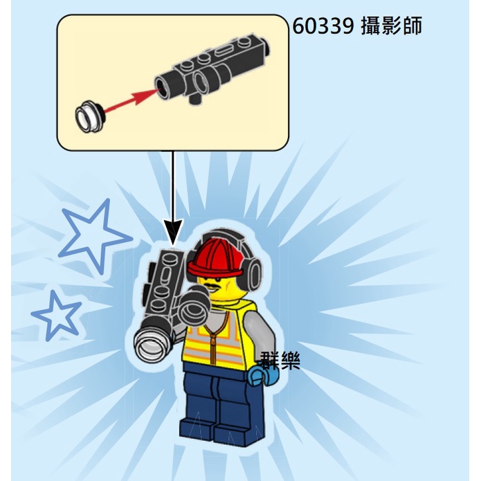 【群樂】LEGO 60339 人偶 攝影師