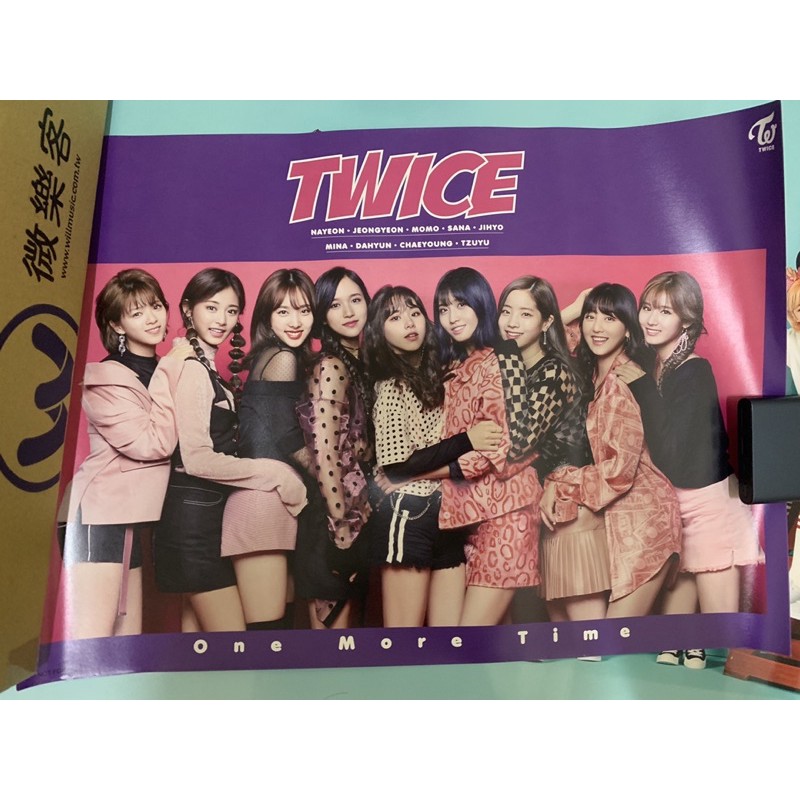 Twice 日本專輯官方海報特典 蝦皮購物