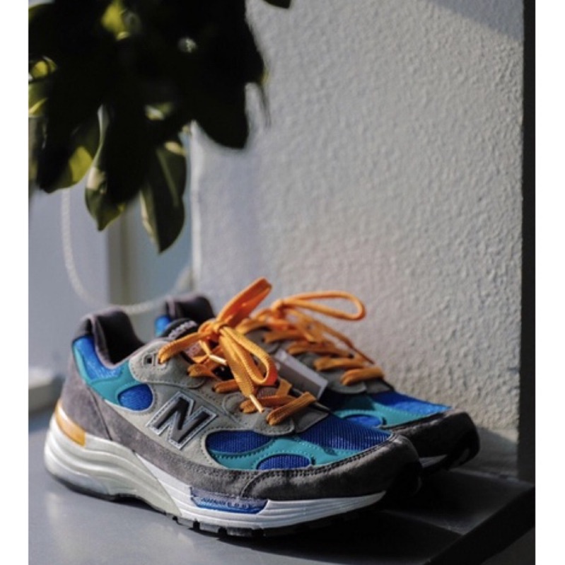 【 吉米.tw】代購 New Balance M992RR Made in U.S.A 灰藍 拼色 美製 992