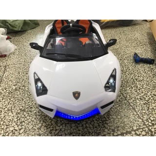 兒童電動車仿藍寶堅尼 2.4GHz遙控 發泡胎 皮椅 五點式安全帶