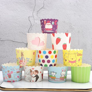 {現貨 附發票} 50入馬芬杯/蛋糕杯/ 杯子蛋糕/ Cupcake蛋糕紙杯模具/中號戚風耐高溫紙杯