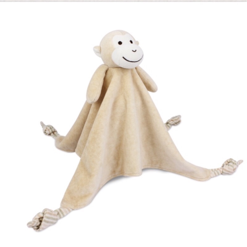 米爾寶寶Babymio有機棉小猴安撫巾