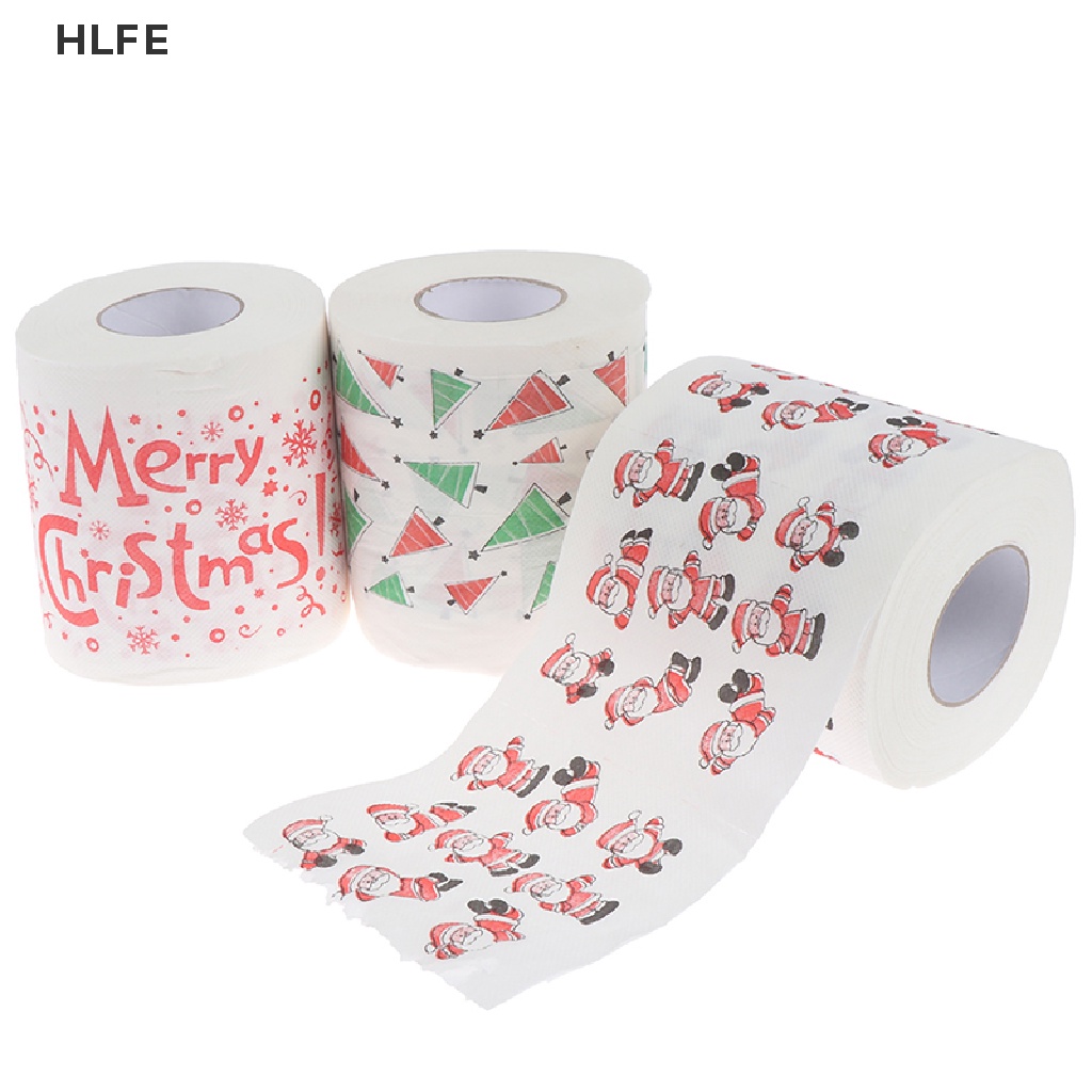 Hl 1 卷最新熱節日紙捲紙巾聖誕房間衛生紙裝飾 FE