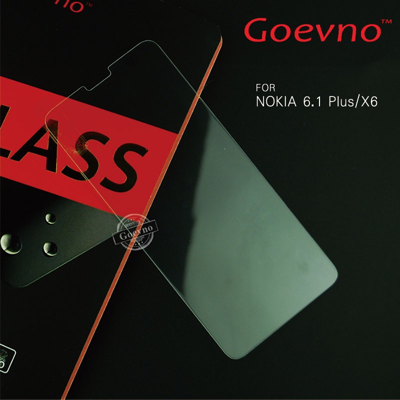 Goevno NOKIA 6.1 Plus/X6 玻璃貼 9H硬度 螢幕玻璃膜 鋼化膜 非滿版