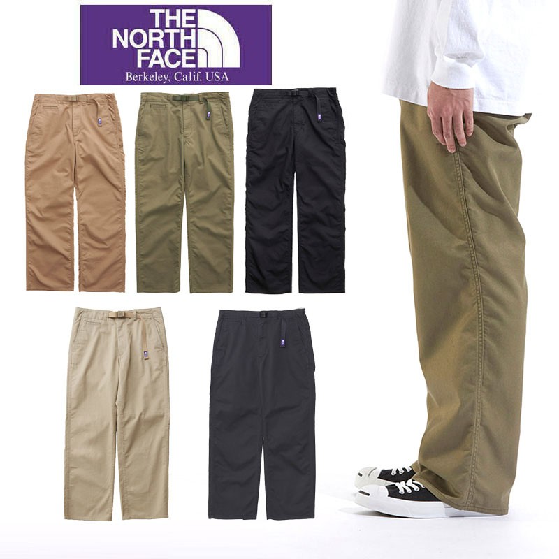 THE NORTH FACE Stretch Twill Wide 紫標 寬版 休閒長褲【NT5905N】