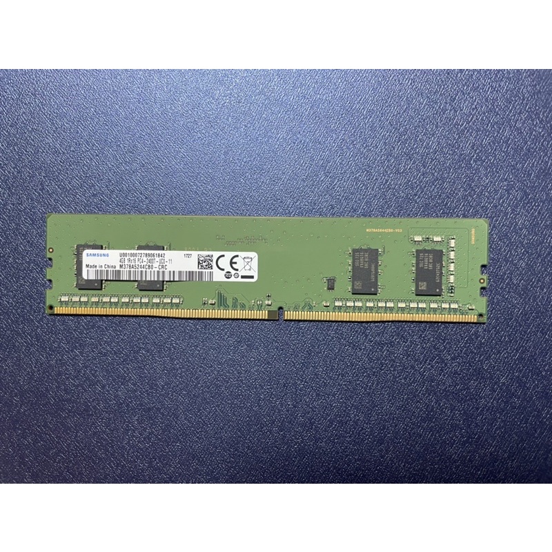 Samsung 三星 4G 1rx16 Pc4-2400T Ddr4 2400mhz 桌機記憶體