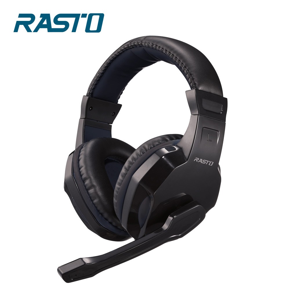 RASTO RS34 黑武士電競頭戴耳機麥克風 贈轉接線 現貨 廠商直送