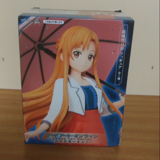日版正版 Taito 刀劍神域sao 結城明日奈亞絲娜私服雨傘公仔景品 蝦皮購物