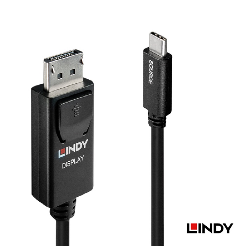德國 LINDY林帝 主動式USB3.1 Type-C to DisplayPort 轉接線(43267)(43268)