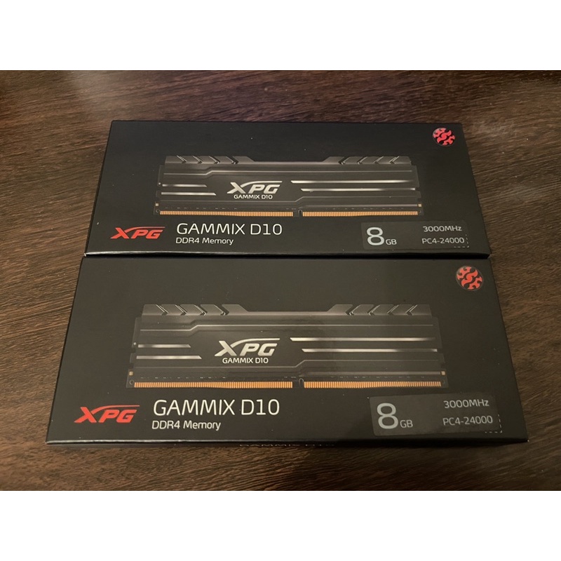 ADATA XPG GAMMIX D10 DDR4 記憶體 8G*2不拆賣