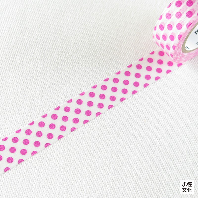 【mt】日本進口和紙膠帶 mt 2014aw 1P DECO - 水玉 . 桃 ( MT01D229 ) ［小徑文化］