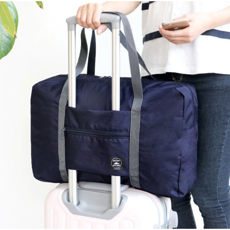 現貨 旅行收納袋 拉桿包 旅行袋 防水收納包 折疊旅行包 可套掛行李箱拉杆 購物袋 收納袋 購物包 隨身旅行袋