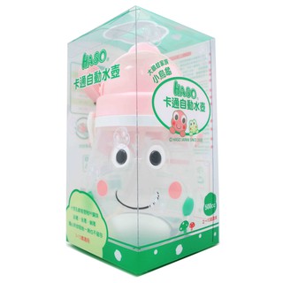 【舒好】HASO卡通自動水壺(2~12歲適用)500cc－綠
