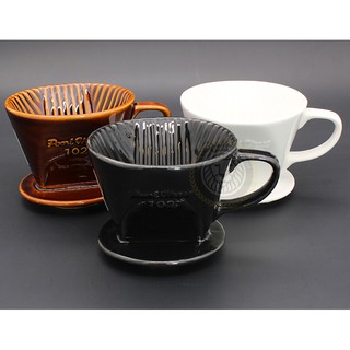 寶馬牌 咖啡濾器 (2-4人/JA001102CB) 過濾杯 扇形咖啡濾杯 陶瓷濾杯