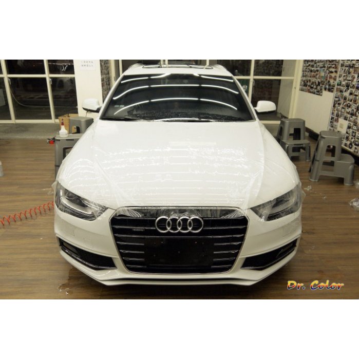 Dr. Color 玩色專業汽車包膜 Audi A4 Avant 全車包膜細紋自體修復透明犀牛皮 (PPF)