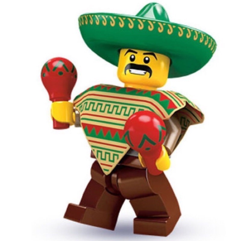 LEGO 樂高 8684 人偶包 第二代 1號 Mariachi 墨西哥人