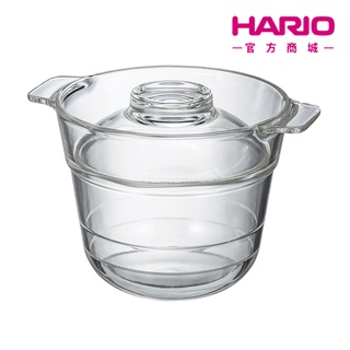 【HARIO】清透玻璃便利飯釜 XRCP-1 0.5-1杯米 可使用微波爐【HARIO官方商城】