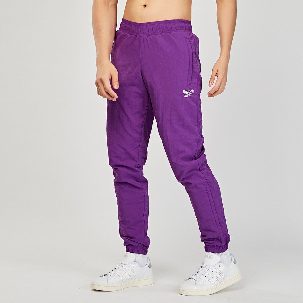 Reebok Vector Track Pants 男款 紫色 運動 長褲 EC5787