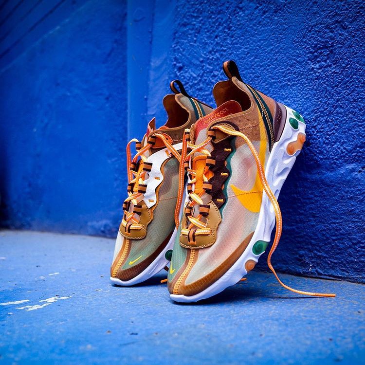 nike react orange peel