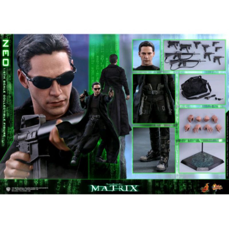 野獸國 HOT TOYS MMS466 駭客任務 黑客帝國 The Matrix 尼歐 NEO 基努李維