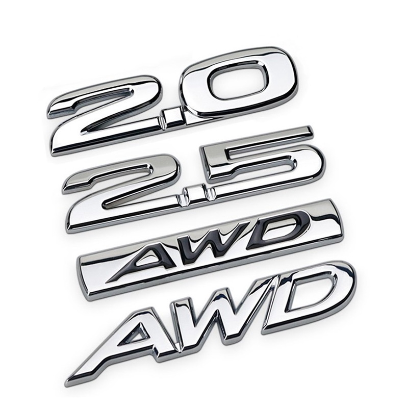 金屬車貼 Mazda 2.0 2.5 AWD Mazda CX4 CX5 CX7 金屬車貼 Logo Mazda 車標字