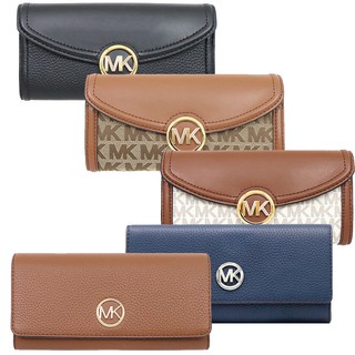 michael kors 厚款釦式拉鍊長夾