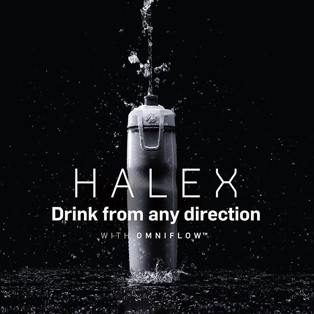 [現貨] [Blender Bottle] Halex 自行車水壺 24oz 噴射飲口 附吸管直飲 運動水壺