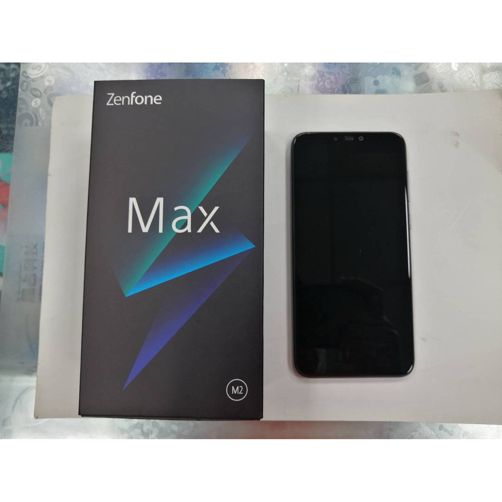 台中手機go Asus Zenfone Max M2 Zb633kl 64g盒裝9成9新中古價保固至 09 蝦皮購物