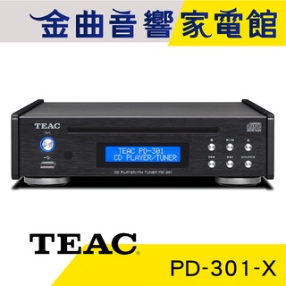 TEAC PD-301-X 黑色 內建FM調諧器 CD 播放機 | 金曲音響