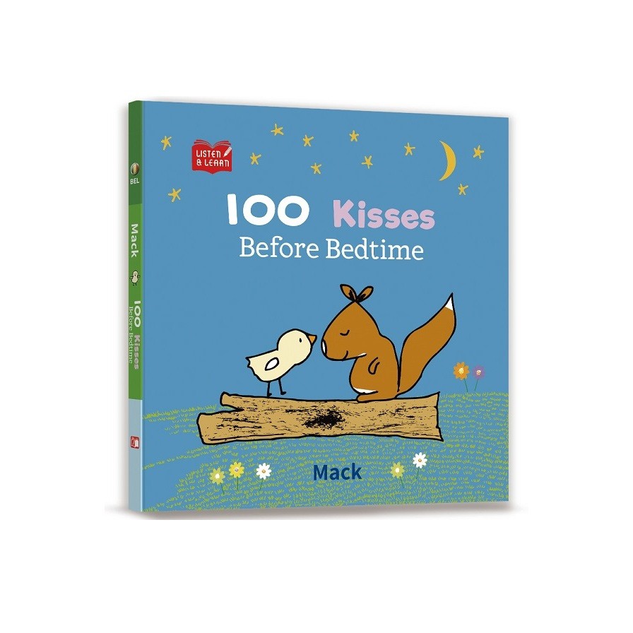 【Listen & Learn Series】100 Kisses Before Bedtime(附美籍教師朗讀MP3)(Mack van Gageldonk) 墊腳石購物網