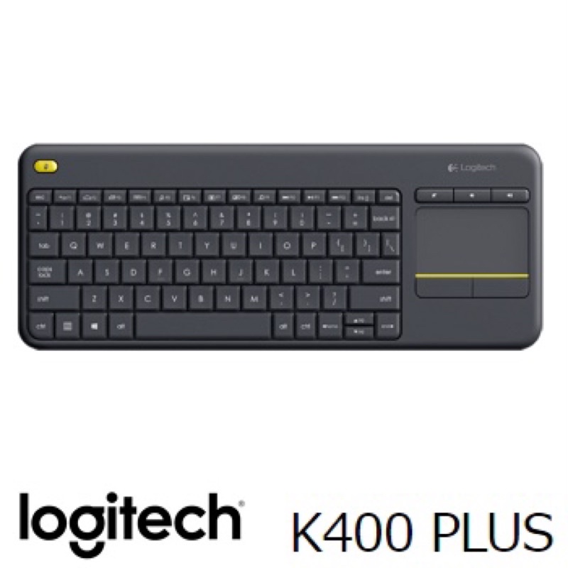 全新品外箱NG限量出清免運費原廠保Logitech羅技 K400 PLUS中文注音版 無線觸控鍵盤