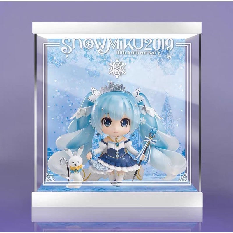 《Yao 挖寶趣》 GSC 2019 雪初音 雪未來 Snow Princess Ver. 黏土人 專用展示盒