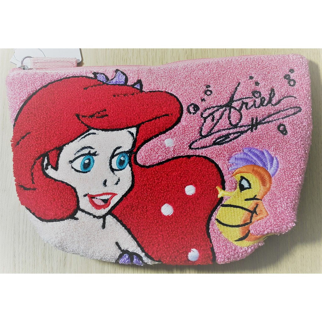 [現貨] 迪士尼 Disney 小美人魚 愛麗兒 化妝包 / 手拿包 (購於東京海洋迪士尼)