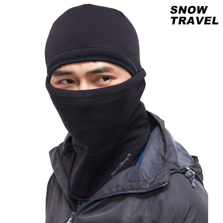Snow Travel 三用保暖帽AR-70 黑色/Free Size