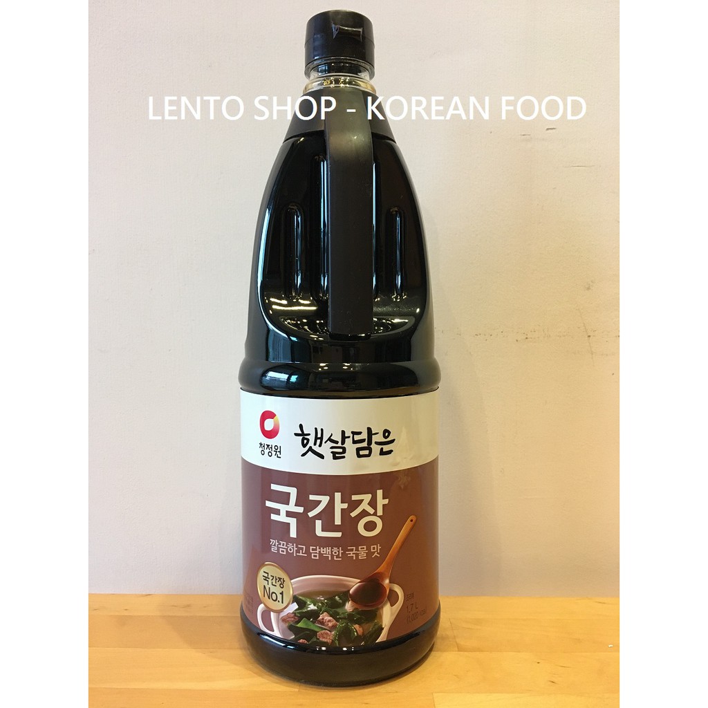 LENTO SHOP - 韓國 DAESANG 大象 順昌 湯醬油 자연숙성 국간장  SOY SAUCE 1.7公升