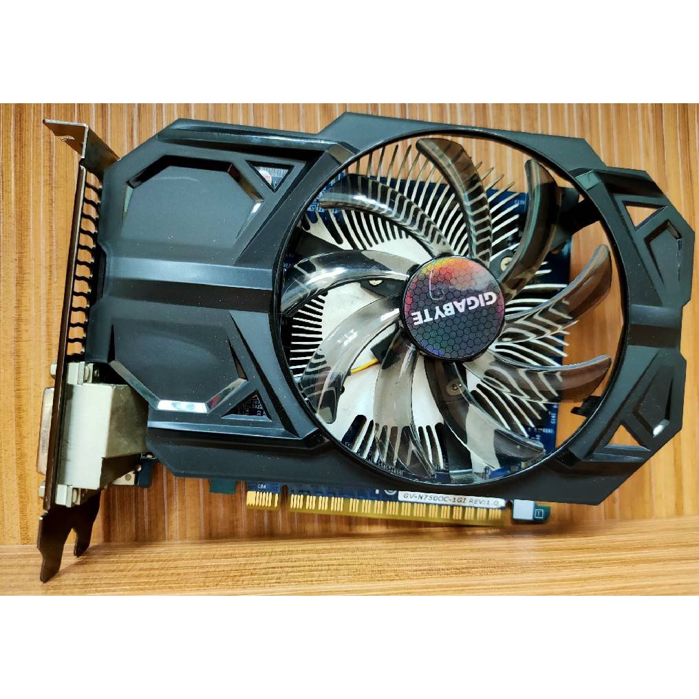 二手顯卡 中古顯卡 良品 測試正常 可刷卡 技嘉 GIGABYTE GTX750 1G OC DDR5 單6PIN