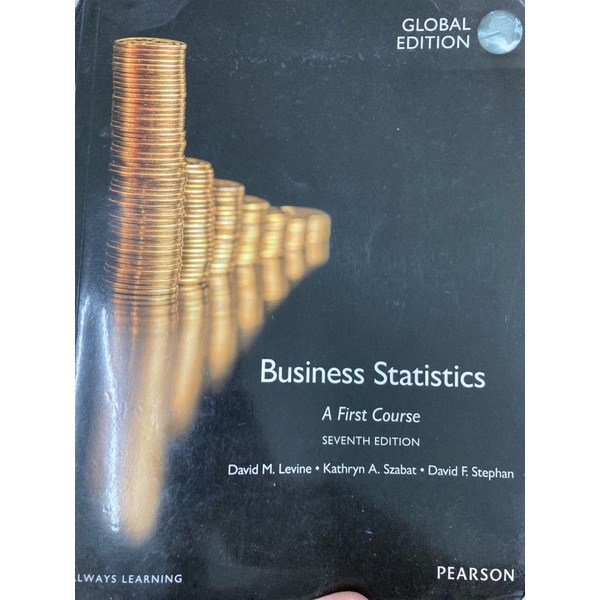 統計學原文書business statistics 7版pearson