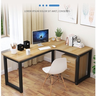 電腦桌 簡約拐角書桌 轉角T台式辦公桌 寫字桌 墻角電腦桌 現代家用辦公桌