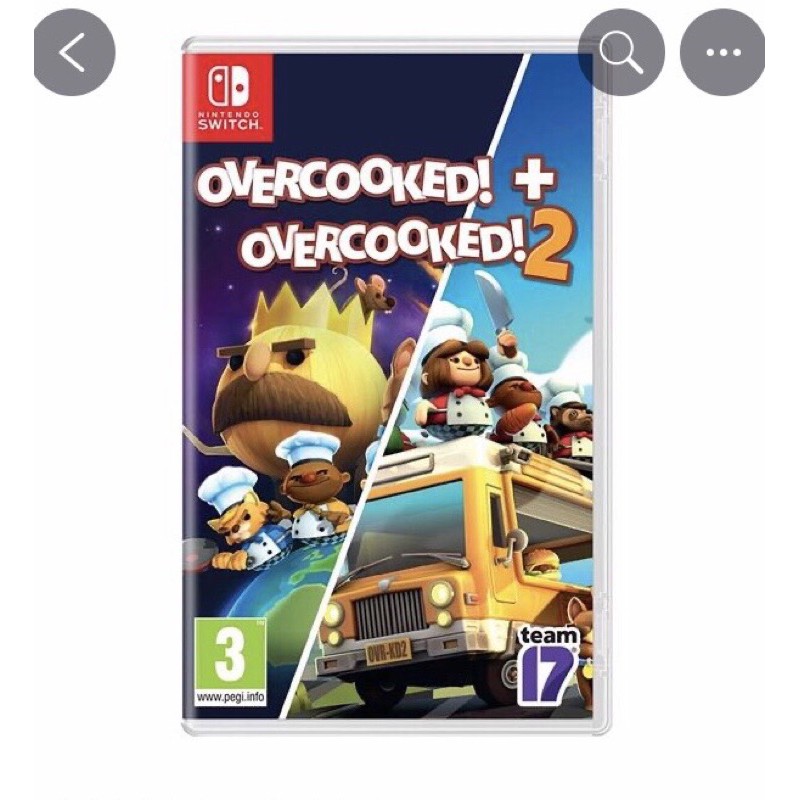 Switch 煮過頭1+2 遊戲片 overcooked 1+2 歐版中文