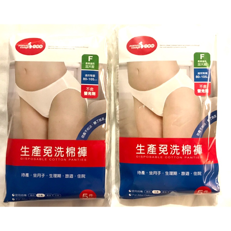 🐻魯逼雜貨鋪🐻 (全新) 六甲村 孕婦/ 生產免洗褲 F size