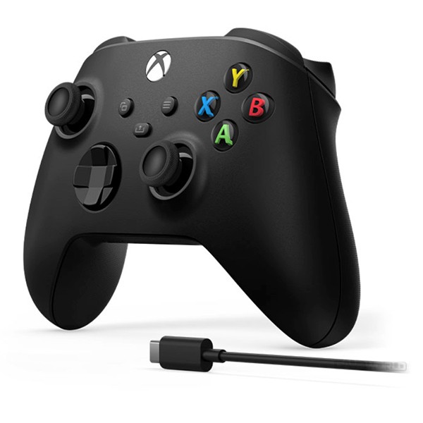 Xbox 新版 無線控制器 手把 含 USB-C 纜線 ＋頂級防滑桿套組 / 黑色 / 原廠 台灣公司版【電玩國度】
