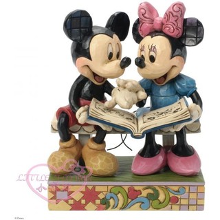 小公主日本精品♥迪士尼米奇Mickey米妮Minnie-85週年擺飾 看書造型擺飾 桌上型擺飾 11402503