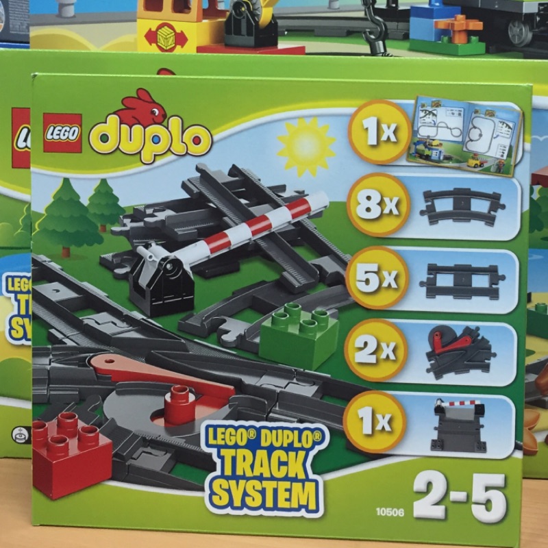 Lego 10506 Duplo 鐵軌組 for 康大