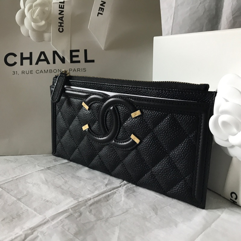香奈兒chanel Vanity 長夾 蝦皮購物