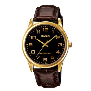 【CASIO】卡西歐簡約男錶 MTP-V001GL-1B 防水 皮錶帶 宏崑時計 臺灣卡西歐保固一年