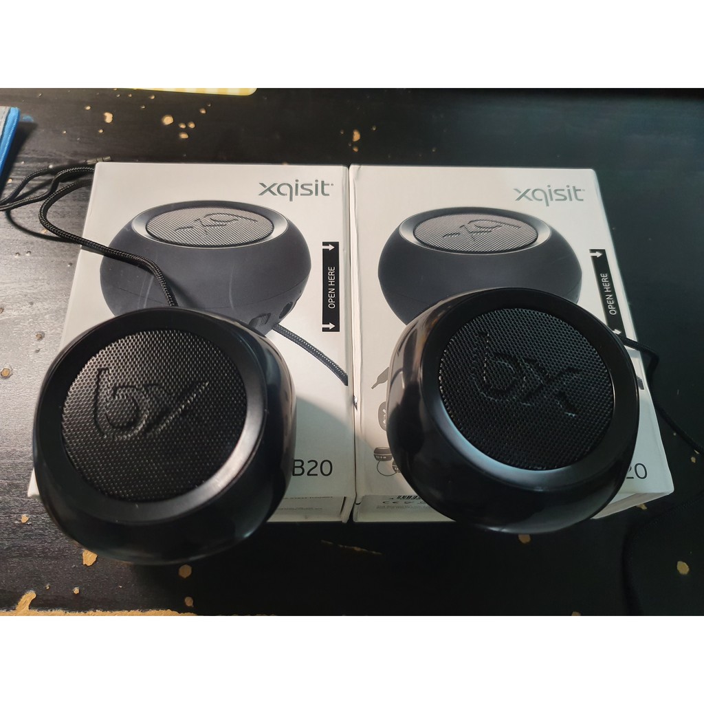 Xqisit xqB20 Bluetooth Box Portable Speaker 黑色小鋼炮 藍芽喇叭 可串連