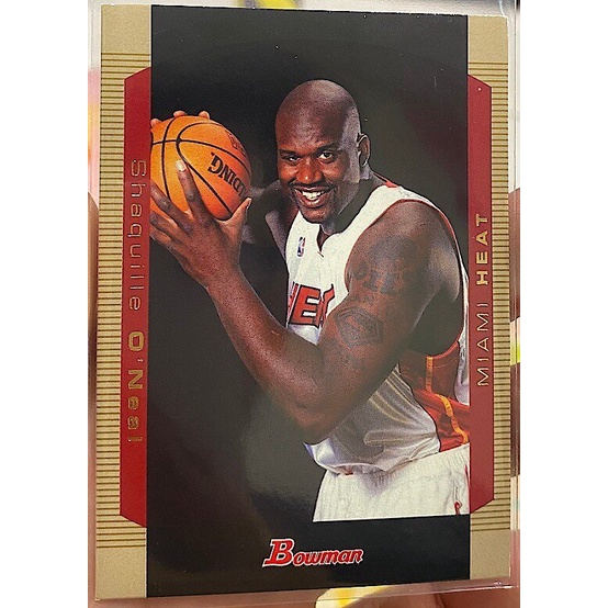 NBA 球員卡 Shaquille O'Neal 歐尼爾 2004-05 Bowman Gold