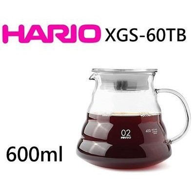 【多塔咖啡】HARIO雲朵耐熱玻璃咖啡壺 XGS-60 耐熱花茶壺 600ML 咖啡壺 手沖下座 可微波