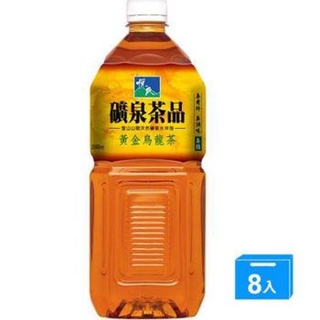 悅氏黃金烏龍茶(無糖)2000mlx8入/箱【愛買】