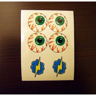 魔幻系列獵奇眼球【WAWA TATTOO】防水紋身貼紙微刺青貼紙